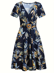 Emma™ - Chic Tropical Dress