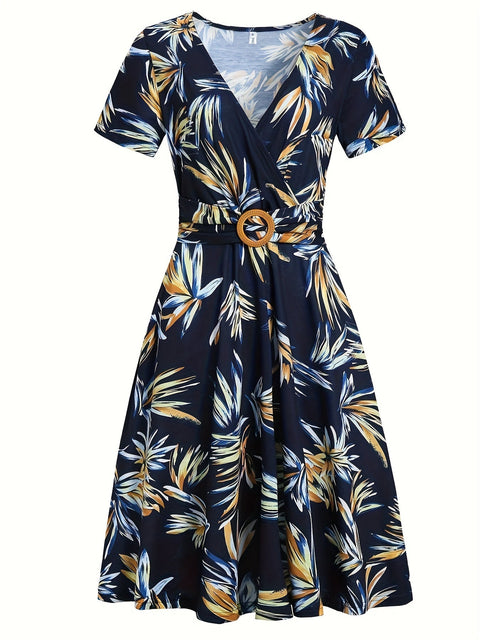 Emma™ - Chic Tropical Dress