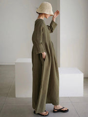 Sophie™ - Casual Linen Dress with Pockets