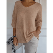Loraine - Chic V-Neck Blouse