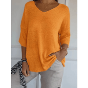 Loraine - Chic V-Neck Blouse