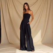 Amber | Strapless Jumpsuit
