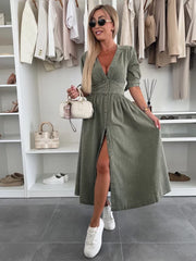 Ava | Radiant Denim Dress