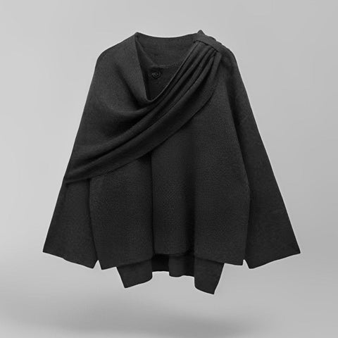 Avery™ - Elegant Luxe Cape Coat