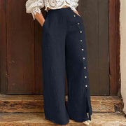 Emily™ - Cozy Plus Size Wide Leg Lounge Pants