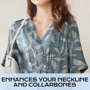 Amira – Soft V-Neck Floral Midi Dress