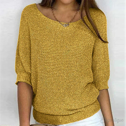 Natalie - Cozy Crew Neck Sweater