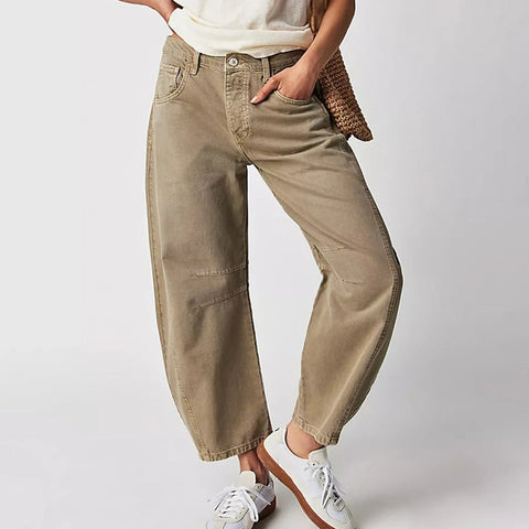 Emma™ - Relaxed Fit Wide Leg Jeans